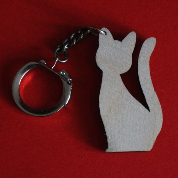 brelok do decoupage, breloki do zdobienia, breloczki do zdobienia, breloczek kot