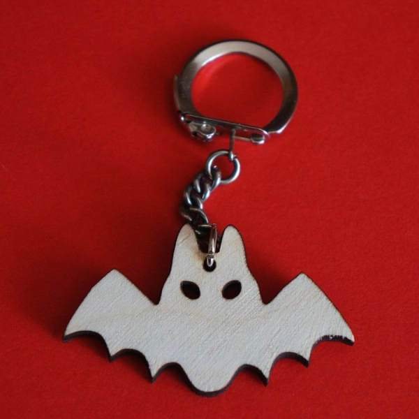 brelok do decoupage, breloki do zdobienia, breloczki do zdobienia, breloczek nietoperz