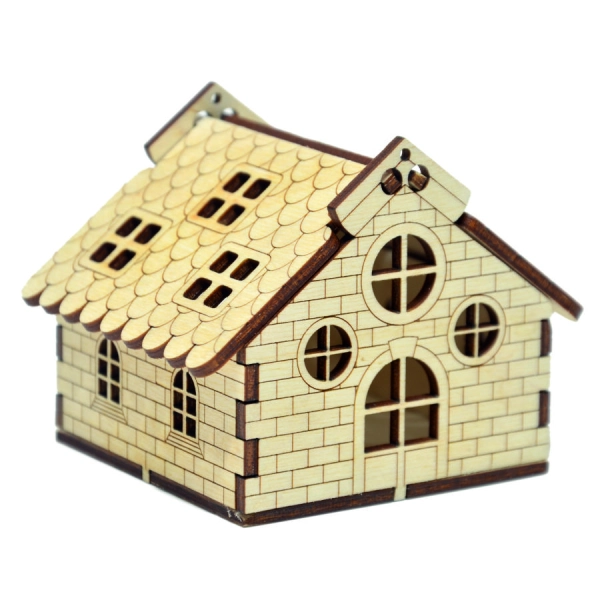 domek dekoracja na boże narodzenie