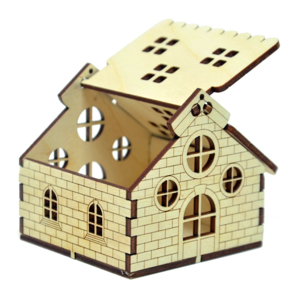 domek dekoracja na boże narodzenie