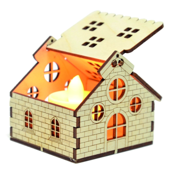 domek dekoracja na boże narodzenie