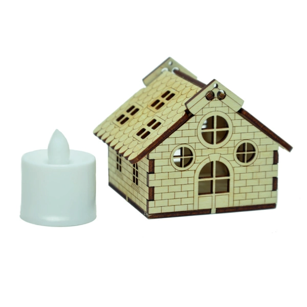 domek dekoracja na boże narodzenie