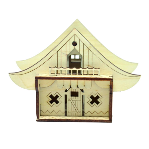 domek dekoracja na boże narodzenie