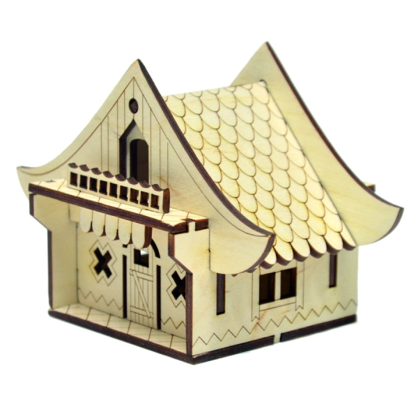 domek dekoracja na boże narodzenie