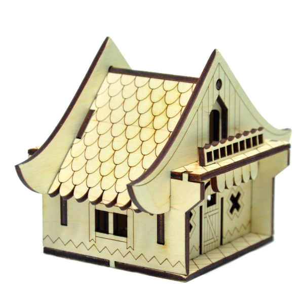 domek dekoracja na boże narodzenie