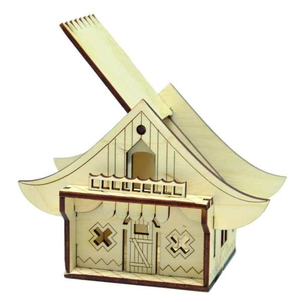 domek dekoracja na boże narodzenie