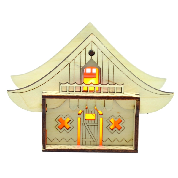 domek dekoracja na boże narodzenie