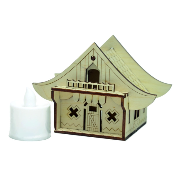 domek dekoracja na boże narodzenie