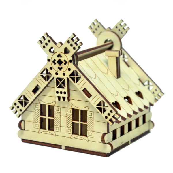 domek dekoracja na boże narodzenie