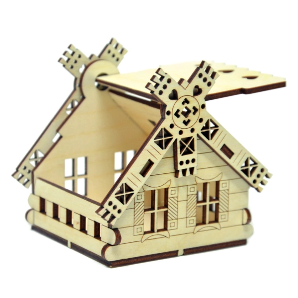 domek dekoracja na boże narodzenie