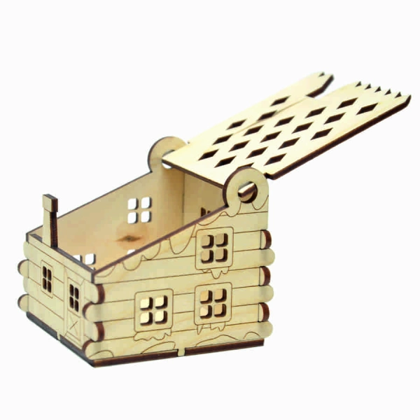 domek dekoracja na boże narodzenie