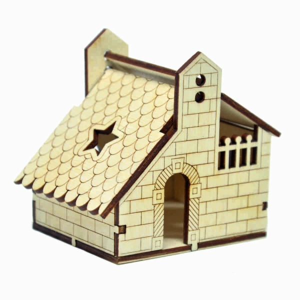 domek dekoracja na boże narodzenie