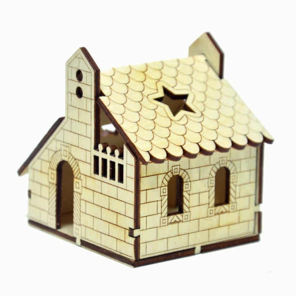 domek dekoracja na boże narodzenie