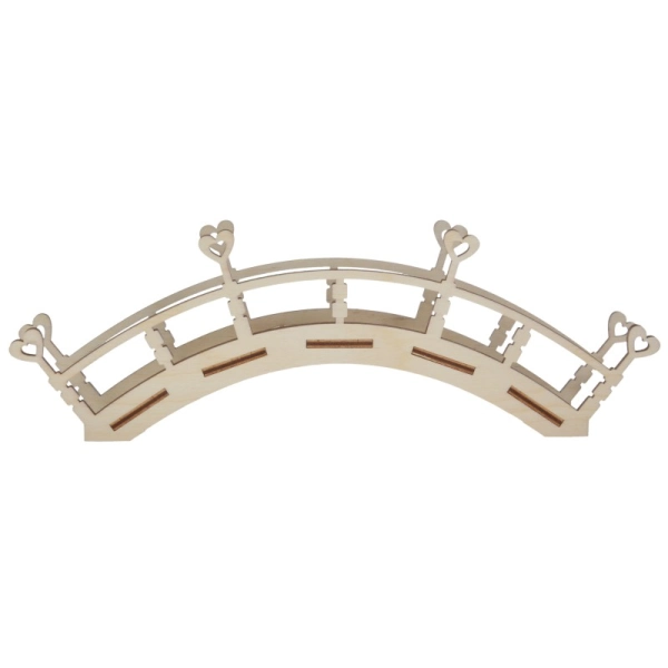 Drewniany mostek do składania