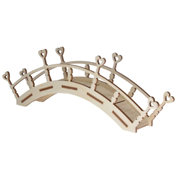 Drewniany mostek do składania