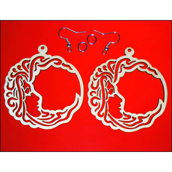 kolczyk drewniany sklep internetowy decoupage