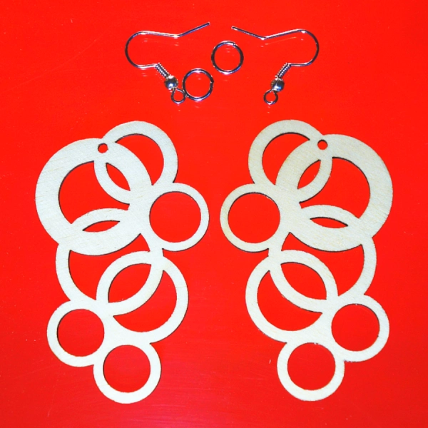 kolczyki drewniane sklep internetowy decoupage bazarek-deco