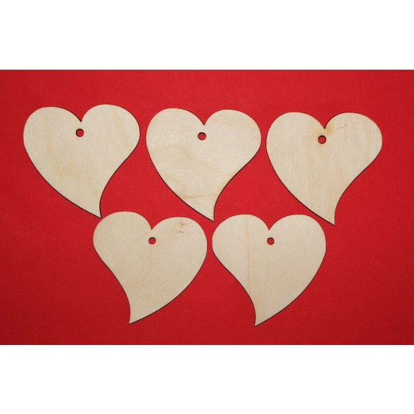 serca do decoupage, drewniane serca do zdobienia, tanie serca do decoupage,