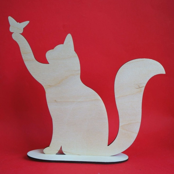 Drewniany "Kot N18"