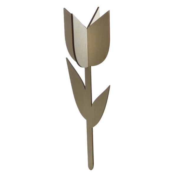 Drewniany Kwiatek Długi N1