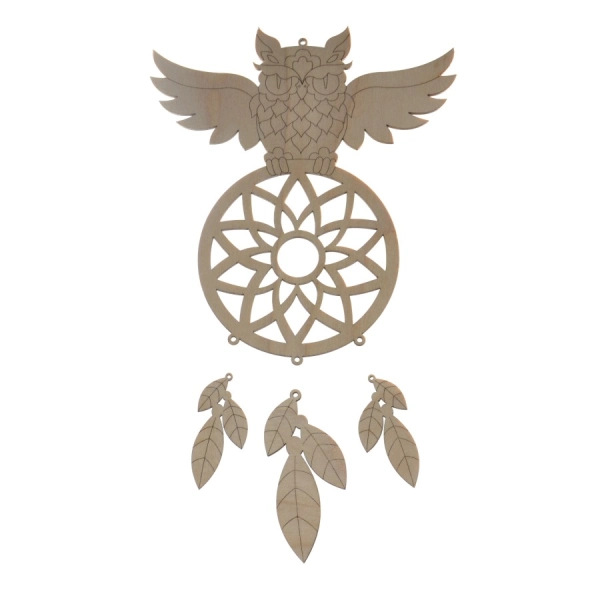 Drewniany łapacz snów N1