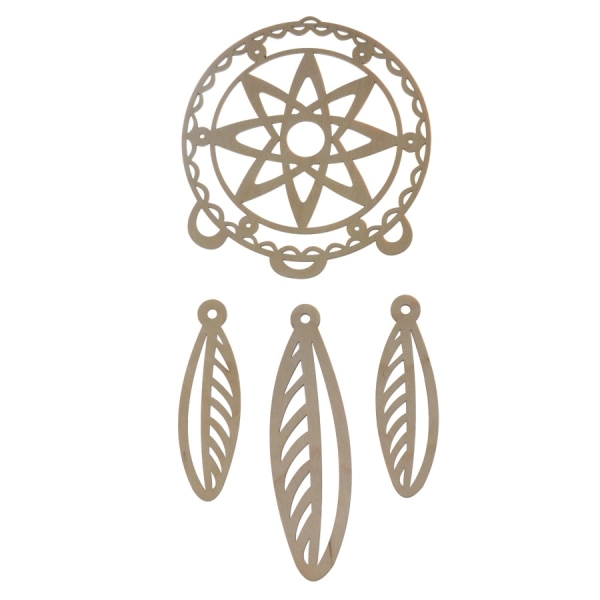 Drewniany łapacz snów N2