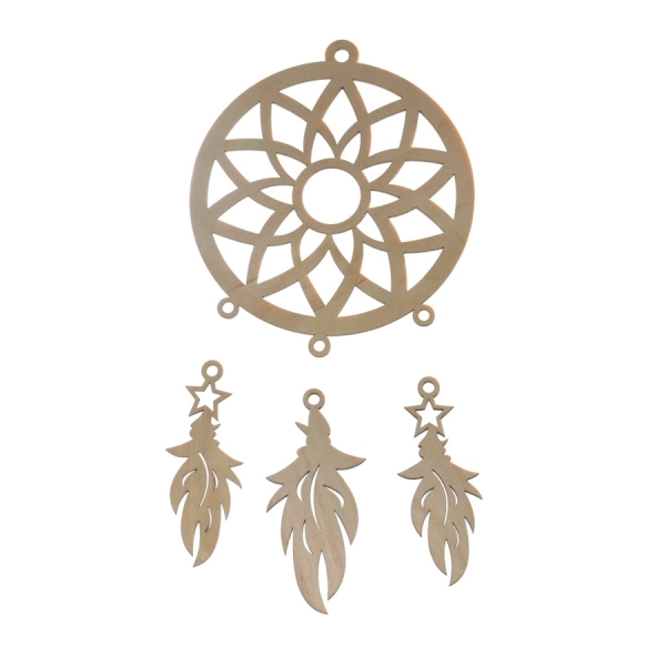 Drewniany łapacz snów N4