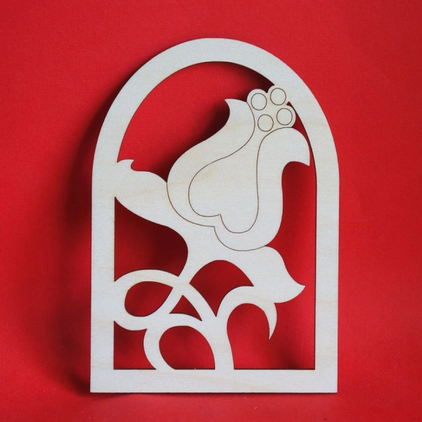 laurka dla mamy, laurka dla bliskich, drewniana laurka, laurka do decoupage