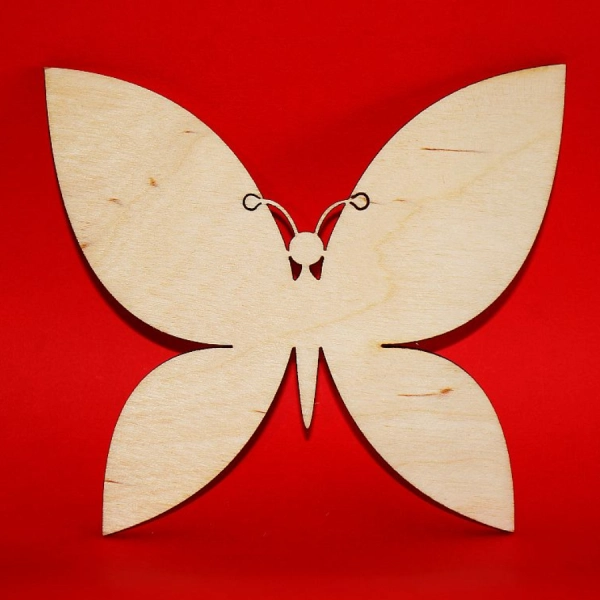 Drewniany magnes MOTYL do zdobienia N16