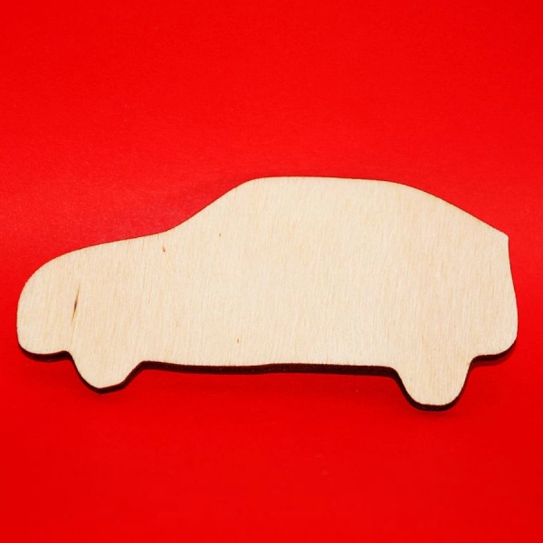 Drewniany magnes AUTO do zdobienia N22