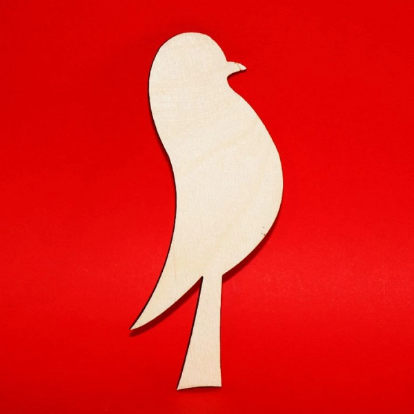 Drewniany magnes PTAK do zdobienia N46