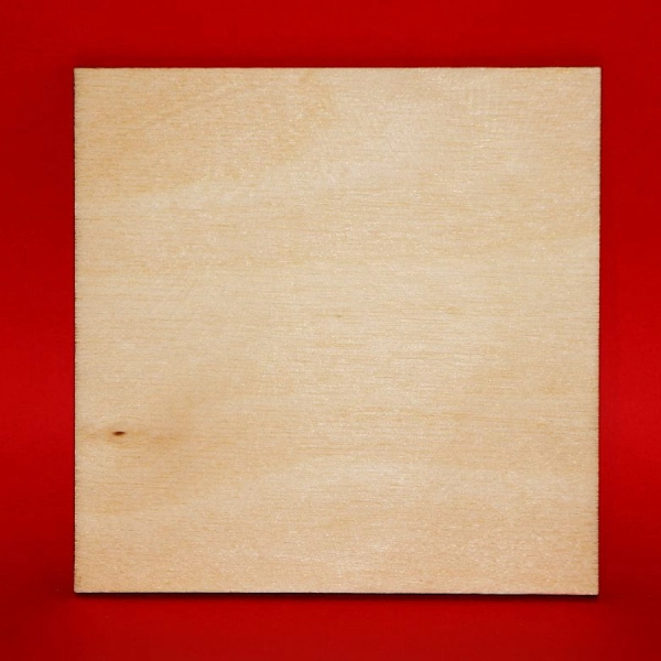 Drewniany magnes KWADRAT do zdobienia N5