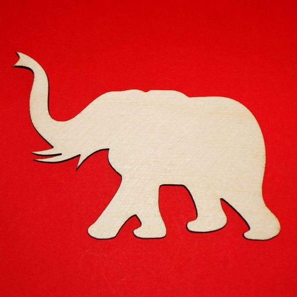 Drewniany magnes SŁOŃ do zdobienia N52