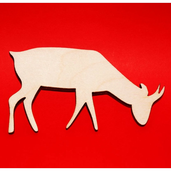 Drewniany magnes JELONEK do zdobienia N56