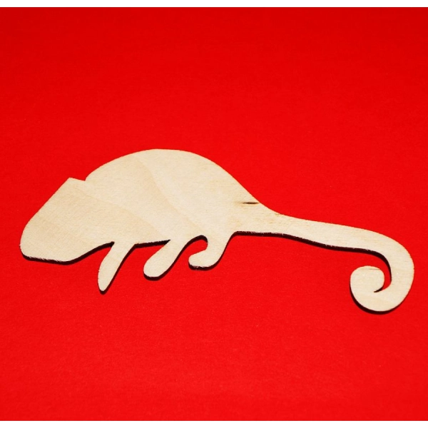 Drewniany magnes KAMELEON do zdobienia N64