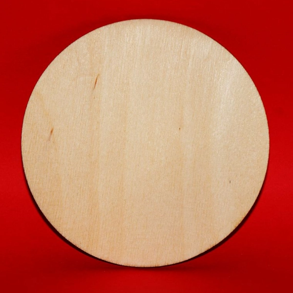 Drewniany magnes KOŁO do zdobienia N7