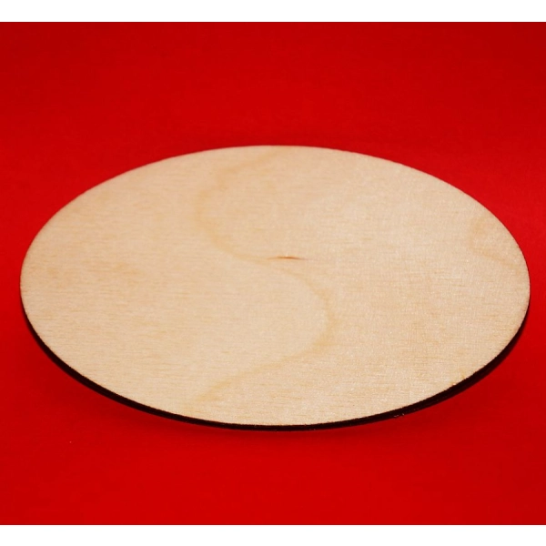 Drewniany magnes OWAL do zdobienia N8