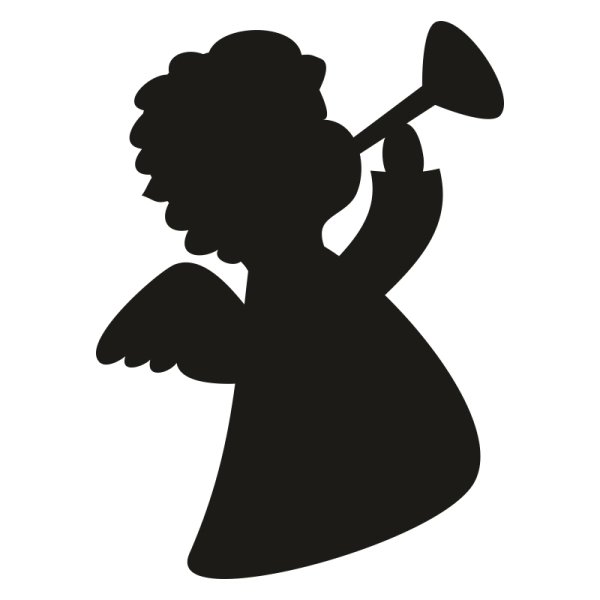 Drewniany magnes Aniołek N1