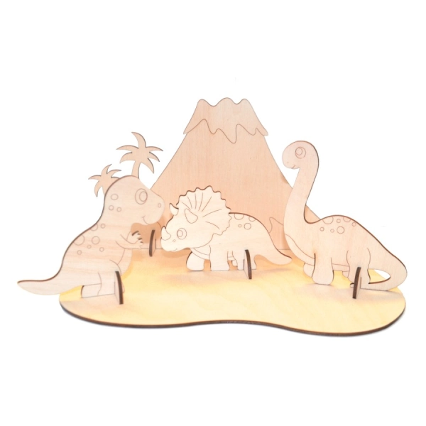 Drewniana wyspa zestaw do zdobienia