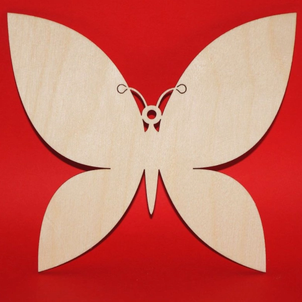 Drewniany Motyl N4 do zdobienia