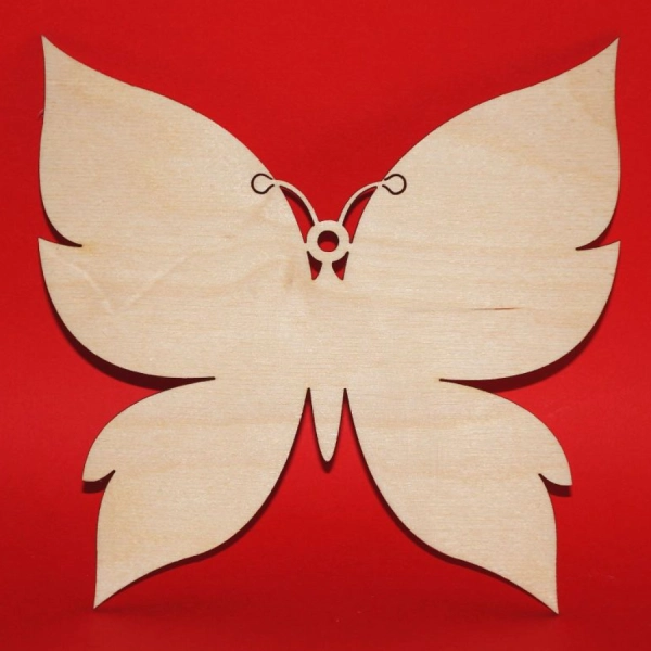Drewniany Motyl N5 do zdobienia
