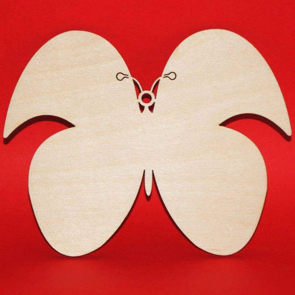 Drewniany Motyl N6 do zdobienia
