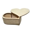 Pudełko serce, Drewniana szkatułka w kształcie serca, pudełko w kształcie serca, pudełko na prezent