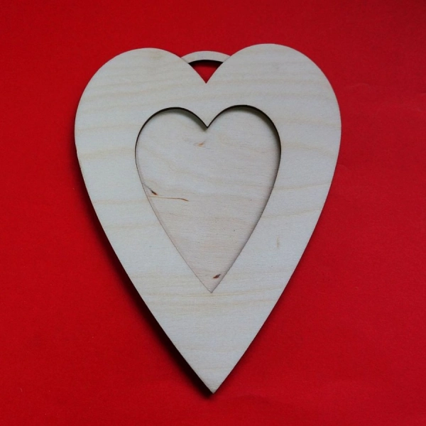 laurka w kształcie serca, laurka serce, serce ramka, serca do decoupage, tanie serca do zdobienia