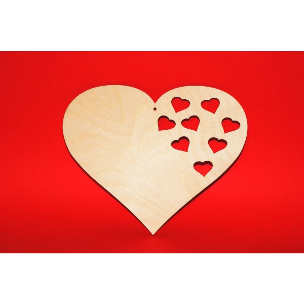 Zawieszka walentynkowa w kształcie serca