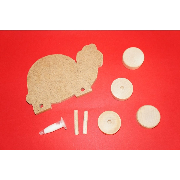 Zabawka na kółkach MDF 