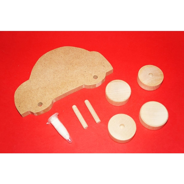 Zabawka na kółkach MDF 