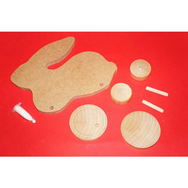 Zabawka na kółkach MDF 