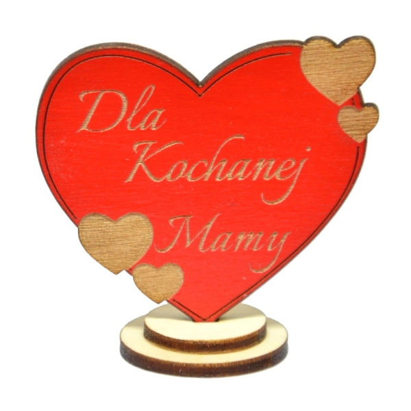 Serce laurka dla babci dziadka mamy taty pamiątka podarunek bazarek deco