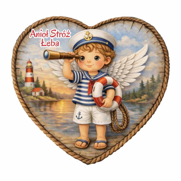 Drewniany Aniołek - latarnia morska N1
